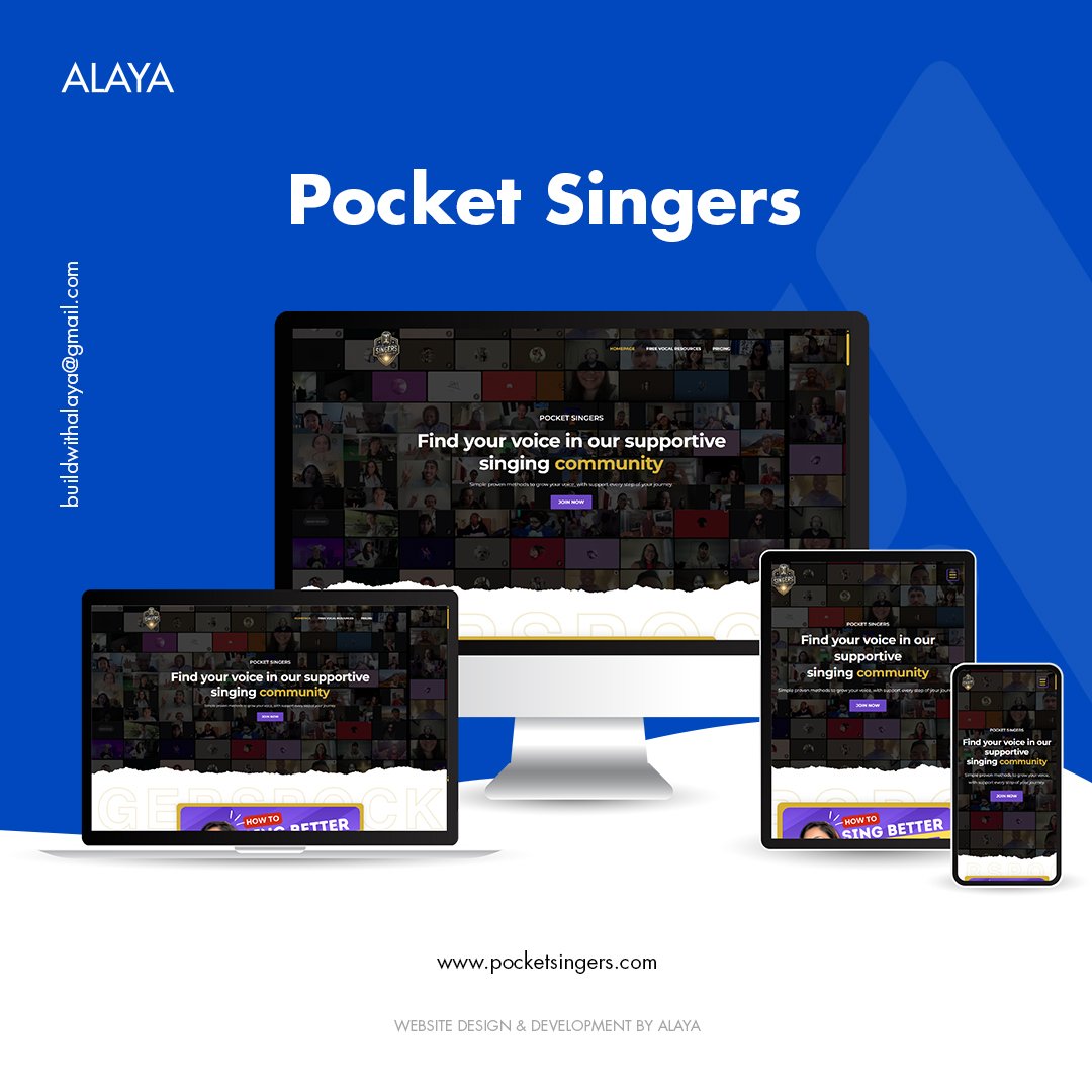 PocketSingers Device Mockup